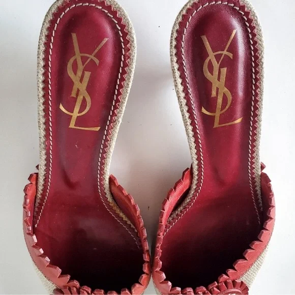 (CHECK NEW LISTINGS - for similar/cheaper options) 🧡 YSL kitten heart heels - Picture 7 of 7